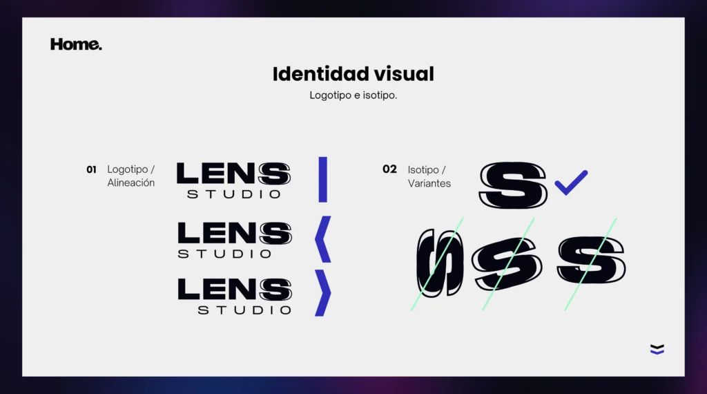 Guias de logotipo_proyecto de Home of Branding